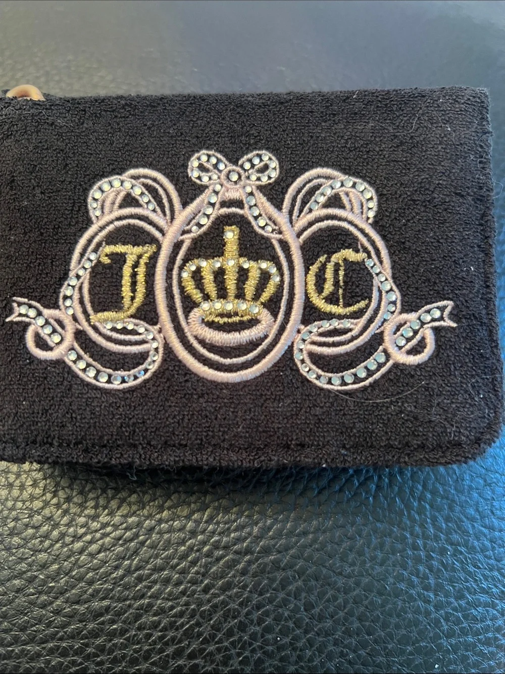 JUICY COUTURE LOVERS CLUB DUAL SIDED cARD CASE